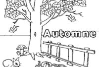 coloriage automne en ligne gratuit à imprimer