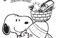 cute snoopy coloring pages