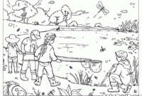 lake coloring page lake coloring page