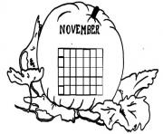 NOVEMBER Coloring Pages Free Printable