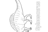 coloring page spinosaurus coloring page spinosaurus