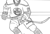 hockey players coloring pages
