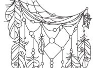 heart dream catcher coloring pages heart dream catcher coloring pages