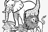 coloring pages of african animals