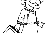 lisa simpson coloring pages lisa simpson coloring pages