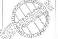 responsibility coloring page