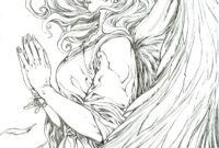 saint lucy coloring page