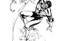 comic book coloring page