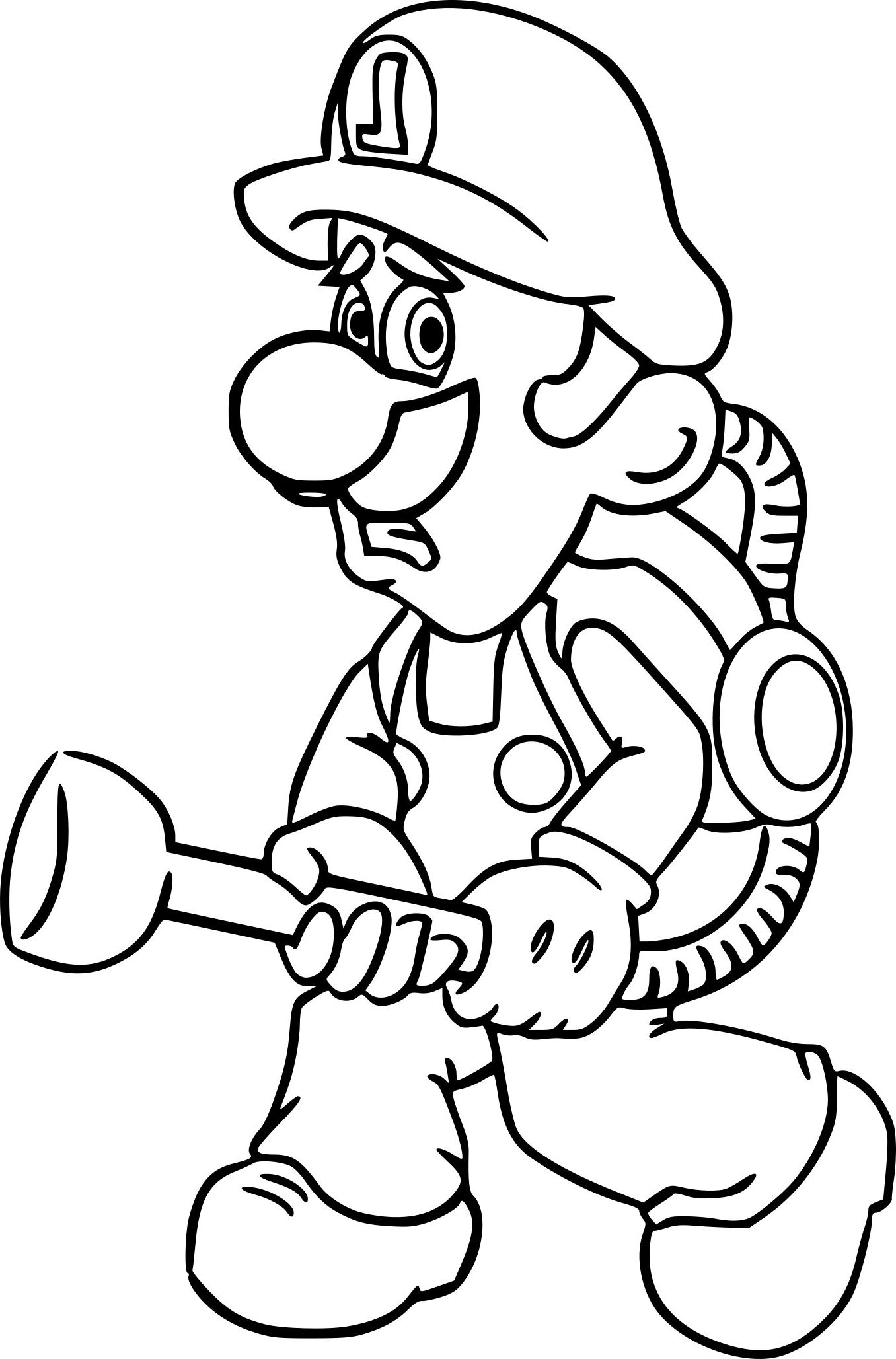 Coloriage Mario Et Luigi - Primer
