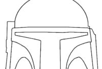 boba fett helmet coloring page boba fett helmet coloring page