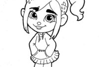princess vanellope coloring pages