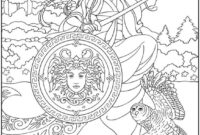 beautiful goddess coloring pages
