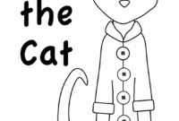 pete the cat coloring page free printable pete the cat coloring page free printable