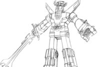 voltron coloring pages