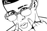 bad bunny coloring pages