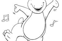 barney and friends coloring pages