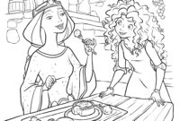 merida brave coloring page