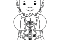 chinese new year coloring pages
