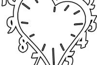 clock coloring pages printable clock coloring pages printable
