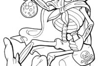 skeleton printable coloring pages skeleton printable coloring pages