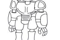robot coloring page robot coloring page