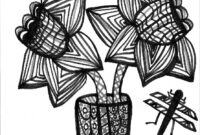 daffodil coloring pages