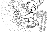 zootopia coloring page zootopia coloring page