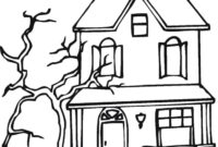free haunted house coloring pages free haunted house coloring pages