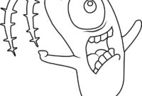 plankton coloring page