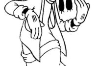 goofy coloring pages printable goofy coloring pages printable