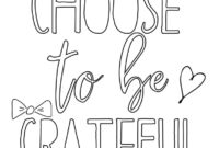 i am grateful for coloring page