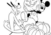 disney halloween coloring pages