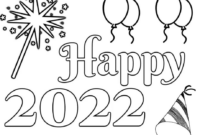 new year 2022 coloring pages new year 2022 coloring pages