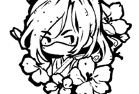 sk8 the infinity coloring pages