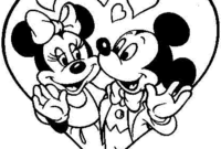 mickey mouse baby minnie mouse coloring pages