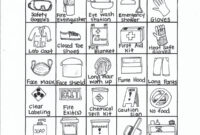 lab safety coloring page