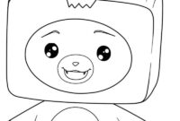 lanky box coloring pages