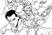 marshmallow man ghostbusters coloring pages