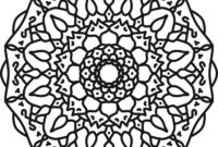 coloriage mandala numéroté