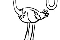 ostrich coloring pages ostrich coloring pages