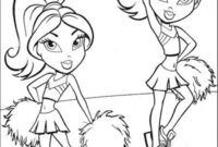 cheerleader printable coloring pages