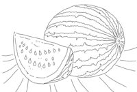watermelon coloring pages