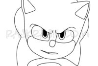 evil sonic coloring pages