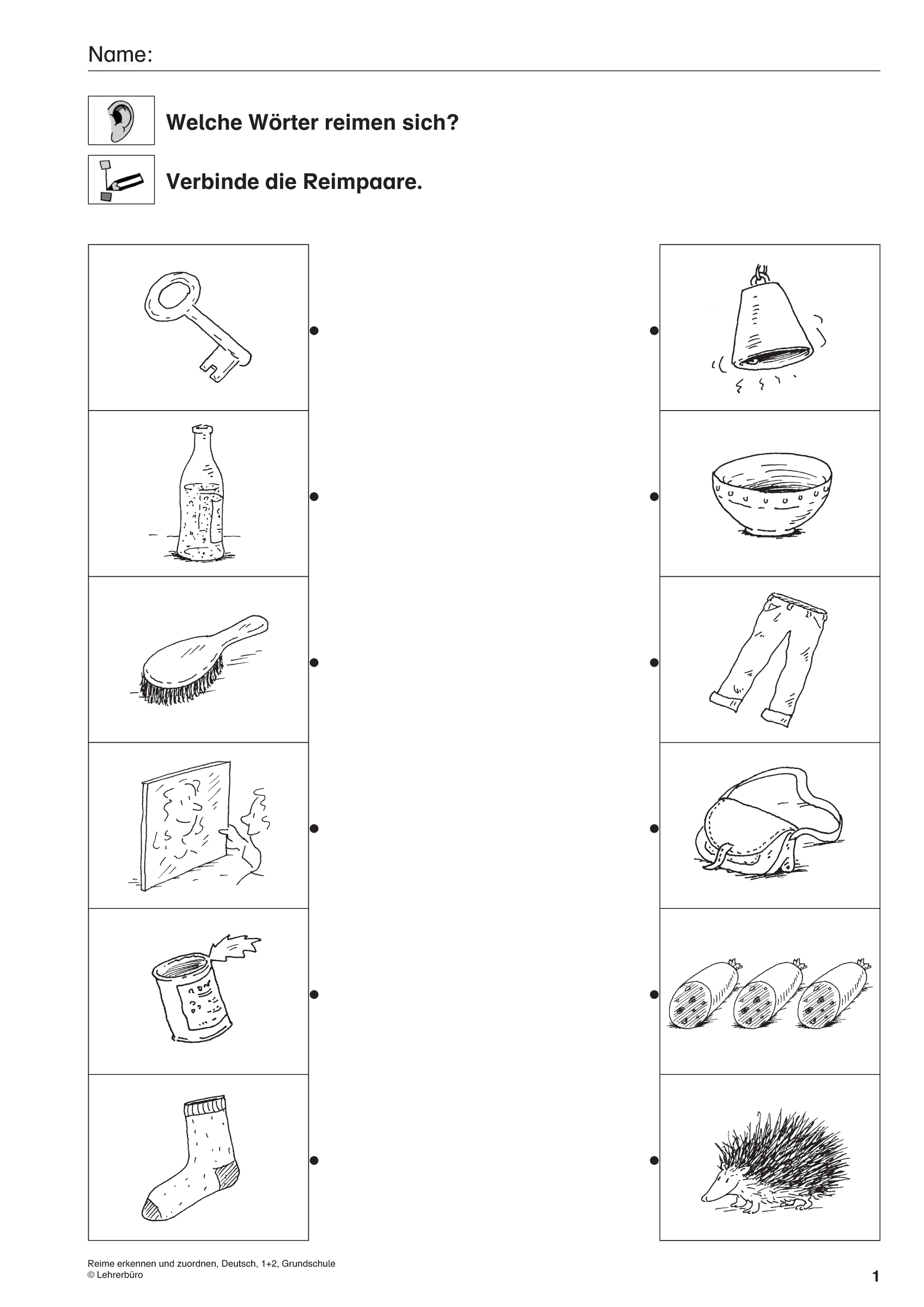 Arbeitsblätter · Grundschule · Lehrerbüro
