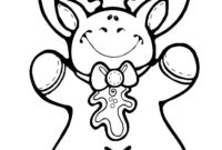 reindeer coloring page printable