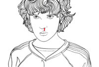 stranger things max coloring pages