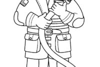 thank you firefighters coloring page