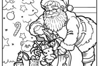 santa claus coloring pages free santa claus coloring pages free