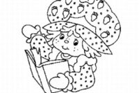 strawberry shortcake color pages strawberry shortcake color pages