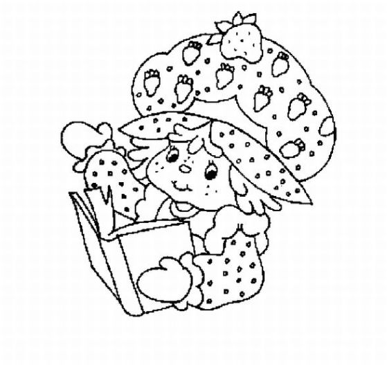 Coloring Pages Online: Strawberry Shortcake Coloring Pages